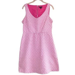 I Heart Ronson Pink White Sleeveless Dress